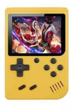 Tiuyii Retro Handheld Game Console 3.0 Inch Display Screen Retro Mini Games Console Portable Game Console Retro Childhood Retro Nostalgia Mini Handheld Game Console, Yellow
