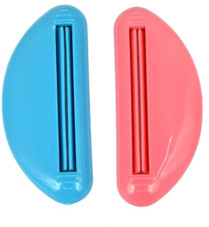 Mobestech Practical Rolling Toothpaste Squeezer 6 Pcs Plastic Extruder for Efficient Living Random Color