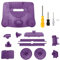 Game Console Replacement Case Retro ABS Sturdy Professional Replacement Shell for N64 (Transparentes Lila)