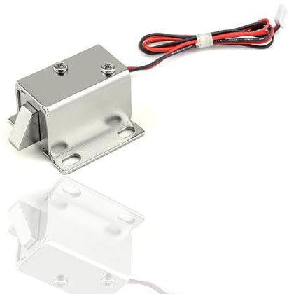 ieron DC 12V 350mah Mini Serratura Elettromagnetica Cassetto Armadio Solenoide Intelligente Serratura Elettrica Controllo di Accesso per Porta Armadio Cassetto