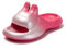 JOMIX EVA Badeschuhe Bunt Weich Schlappen Slides für Sommer Pantoletten Damen Badelatschen Mädchen Tier Slipper Lustig (Silber und Rose, 40/41 EU, SD9057)