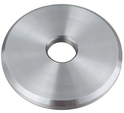 Ronden gedreht Ø 60,3mm und gelocht Ø 34,0mm mit Fase Edelstahl V2A Runde Edelstahlplatte Endkappe Deckel Flansch Edelstahlkappe Ronde Ankerplatte Rohrstopfen Platte Blech Rund ...