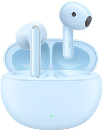 COFI 1453 Funpods - Auriculares in-ear inalámbricos con funda, Bluetooth 5.3, color azul