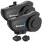 Moman Motorcycle Intercom, H2 Pro【2 Pack Dark Black】Helmet Wireless 5.1 Communication System up to 1000M with DSP&CVC Noise Cancellation IP65 Waterproof FM, Motorcycle-Intercom-Headset-Helmet-Motobike