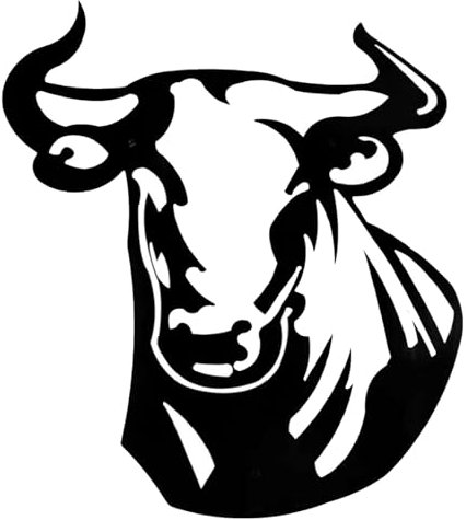 Streysisl Stierkopf Wandskulptur Stierkopf Wanddeko Metall Kunst Wanddeko Stierkopf Eisen Stierkopf Skulptur Moderne minimalistische Kunst Skulptur