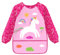 MorLuks Malschürze kinder 3-8 jahre, Malkittel KinderEinhorn rosa, Bastelschürze kinder mit 3 Taschen, Malkittel schule 1, Klasse mädchen, Länge 58cm