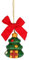 THUN, Addobbo Natalizio per Albero di Natale in Ceramica, Versione Piccola, Collezione Magia del Natale, Addobbo Natalizio da Collezione, Idea Regalo per Natale, 4,4 x 4,1 x 5,4 cm