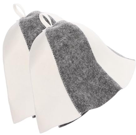 minkissy Bonnet De Sauna Pour Femme - Bonnet De Bain En Feutre Pour Cheveux Bouclés - Idéal Pour Le Sauna
