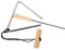 Générique Instrument De Percussion Musical En Acier 5 Triangles Timbales Instrument En Fer Kaki