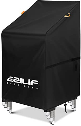 Ezilif Garden Chair Covers,420D Oxford Heavy Duty waterproof Chair covers outdoor, Windproof Anti-UV Patio Stacking Chair Cover with Drawstring for Outdoor Patio Garden,70x70x80/120cm
