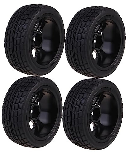 Milisten 4 Stücke Aluminiumlegierung Fahrzeugspielzeugräder Modellauto für Redcat Hpi und Andere für DIY Spielzeugzubehör und Handwerksprojekte