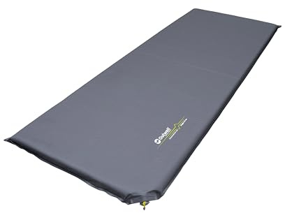 Outwell Dreamcatcher Lite Single Self-Inflating Sleeping Mat for 1 Person, Adults, Teens & Kids, Inflatable, Lightweight, Durable SIM Air Bed (Grey)