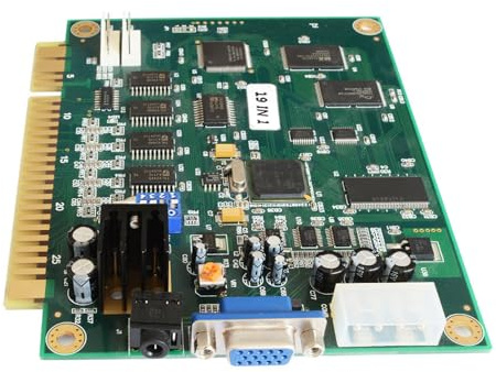 JAMMA Compatible 19 In 1 Game Street Motherboard With Trackball CRT/VGA Display Option Gaming Hardware Components