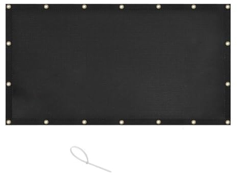 NINMORTH Feuerfester Grill Hitzeschild Deck und Zaun zum Schutz, 915 x 122 cm Fiberglasmatte, öldicht und zum Reinigen von Grills und Grills