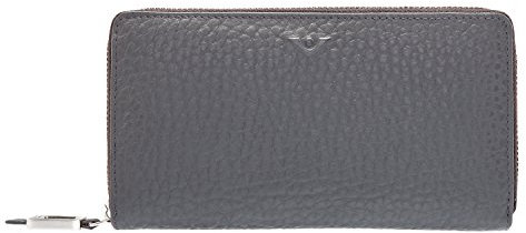 VOi Damengeldbörse 70065 Blau genopptes Leder