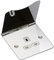 Knightsbridge FP7UPCW 13 A 1G Unswitched Floor Socket, Polished Chrome