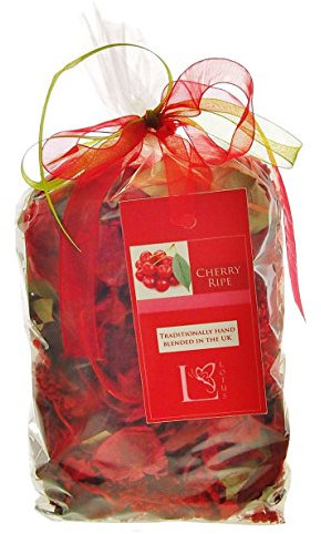 Hand Blended Pot pourri in a gift bag in a choice of 11 fragrances, product with long lasting scent for your Home or as a Gift (Cherry)