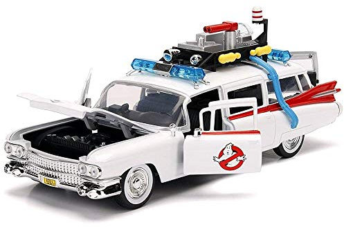 Jada 99731 Toys Hollywood Rides: Ectomobil Ecto-1, Diecast Modellauto Ghostbusters im Maßstab 1/24