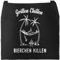 MoonWorks® Grill-Schürze für Männer mit Spruch Grillen Chillen Bierchen Killen Spruch lustig Baumwoll-Schürze Küchenschürze schwarz unisize
