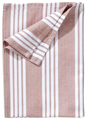 BUTLERS 3er Set Geschirrtücher Baumwolle - LOFT - | Farbe Rot - 50x67 cm - Küchentücher zum Abtrocknen von Besteck - Spültücher für Gläser - Saugstark