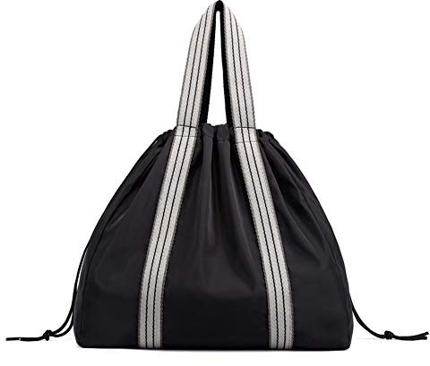 JOORUI Leichter Mehrfachtaschen-Freizeitrucksack für Frauen, Mädchen, Mamabeutel, Außensport-Freizeittasche (Black)