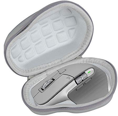 Hermitshell Reise Fall für Logitech, MX Master 3, Fortschrittliche Kabellose Maus(2.0Kompaktes Upgrade (Grau)