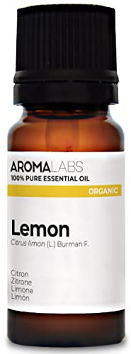 Aroma Labs - Limone BIO - Olio Essenziale Chemiotipizato e Certificato AB - 10 mL