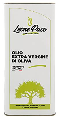 Leone Pace olio dal 1910 - Olio Extravergine di Oliva da tradizione secolare, esperienza di gusto autentico dalle note delicate e aromatiche, con sentori fruttati che esaltano ogni piatto- Latta 5 lt