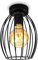 B.K.Licht - Deckenlampe mit E27 Fassung, max. 60 Watt, Vintage, Deckenleuchte, Lampe, Wohnzimmerlampe, Schlafzimmerlampe, Küchenlampe, Deckenbeleuchtung, Retro, 17,5x25,6 cm, Schwarz