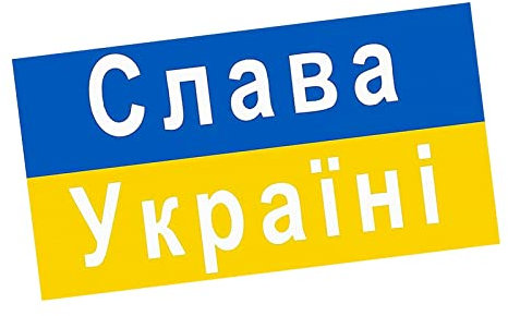 JUMM Ukraine Flagge Auto Stoßstange Aufkleber PVC Ukraine Amerikanische Flagge Auto Fenster Aufkleber Putin Save Ukraine U&A Zeichen Decals, Stop the War, Stop the War