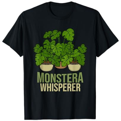 Monstera Whisperer Plant Lady Plant Lover Women Monstera T-Shirt