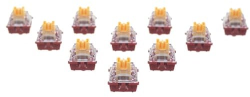 GK GAMAKAY Phoenix - Interruptor de teclado lineal silencioso con difusor LED para teclado mecánico retroiluminado, interruptores prelubricados de 5 pines para bricolaje (interruptor Phoenix V2, 70