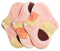 IMSEVIMSE Slipeinlagen Active, Bio-Baumwolle, Pink Hoop (2 x 3 Stück)
