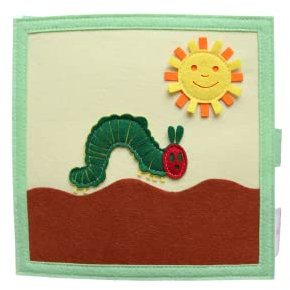 Hannas1stBooks Quiet Book Die kleine Raupe Nimmersatt - Beschäftigungsbuch für Kinder