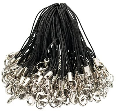 50 correas de cordón para teléfono móvil, colgantes de cordón para teléfono móvil, colgantes de teléfono para llaveros, mosquetones, cordones de cordón para teléfono móvil, accesorios de bricolaje