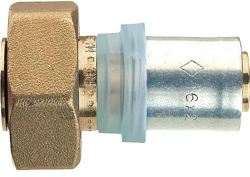 EVENES raccord a sertir pour multicouche, raccord a vis a presser, cone euro, 16x2m-3/4