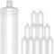 HOFTRONIC - 12er Pack LED Feuchtraumleuchte 120cm IP65-36W 4320 Lumen - 6500K Kaltweiß - Verknüpfbar - Kellerleuchte, Nassraumleuchte - Feuchtraum Wannenleuchte