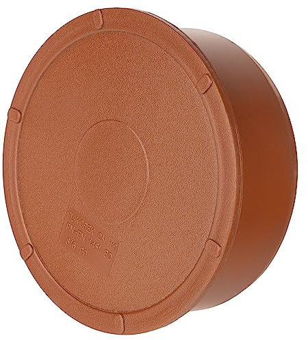 KG Muffenstopfen Ø DN110 Rohrstopfen Kunststoffstopfen Endstopfen Rohrdeckel Orange