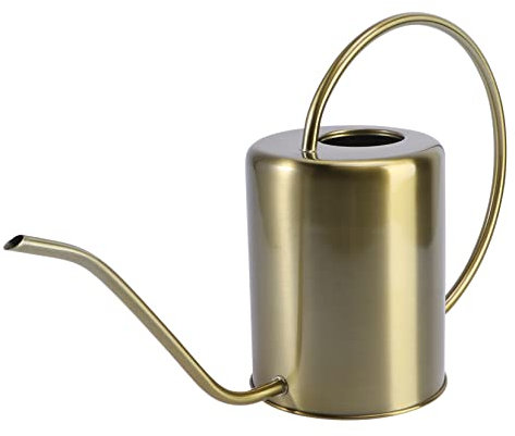 UPKOCH 1 Arrosoir en Cuivre Doré avec Bec Verseur en Acier Inoxydable pour Plantes Dintérieur/extérieur
