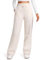 CRZ YOGA Felpa Foderata in Pile di Cotone Femminile Pantaloni Casual Albicocca Bianco 44