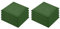 Gecheer 12 pz Piastrelle,Anticaduta,in Gomma,Verde,50x50x3 cm,Pavimenti Anticaduta in Gomma
