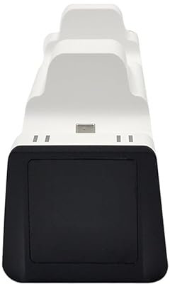 OSTENT Dock USB a Doppio Caricatore Supporto per Stazione di Alimentazione per il Controller Wireless Bluetooth Sony PS5 DualSense Colore Bianco