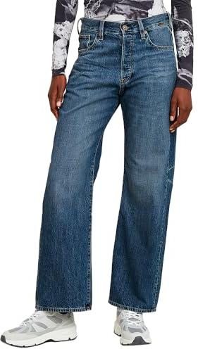 G-Star Damen Bowey 3D Boyfriend Jeans, Blau (Faded Cliffside Blue D25372-D536-G326), 32W / 32L