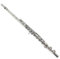 Flöteninstrument Linkshänder-Flöte Mit 16 Löchern In C-Taste, Geschlossene Löcher, Vernickelte Rückhand, Professionelles Holzblasinstrument