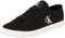 Calvin Klein Sneaker con Suela Vulcanizada Mujer Essential Low Top, Negro (Black/Bright White), 39