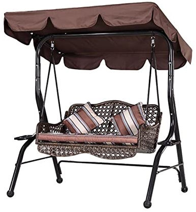 Wasserdichtes Ersatzdach für 3-Sitzer-Schaukelsitz-Sonnenschutz, Abdeckung für Outdoor-Hängematte im Garten, Pool, Balkon, UV-beständig und langlebig