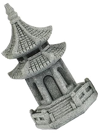 Milisten Décoration De Jardin Forme De Pagode Grès Ornement Zen pour Aménagement Paysager Et Bonsaï pour Et Jardins