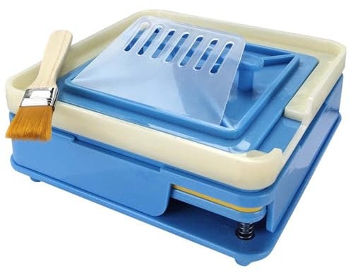 Grtheenumb Kapselfüllmaschine, Kapselmaschine, Kapselfüllmaschine 100 Löcher Handbuchkapsel Füllstoff mit Spreizer leerer Kapselfüller für Labor- und Hausgebrauch im Krankenhausklinik