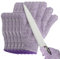 PATIKIL Cut Resistant Gloves, 6 Pair Level 5 Protection Anti Cutting Gloves Cut Proof Gloves for Kitchen Wood Carving Working, Small, Purple