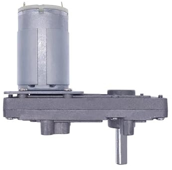 Worm Gear motors 12V Reducer 20-157RPM DC High Torque motors Metal Gear Reverse Self Lock ZDVHOMCB(12V 20RPM)